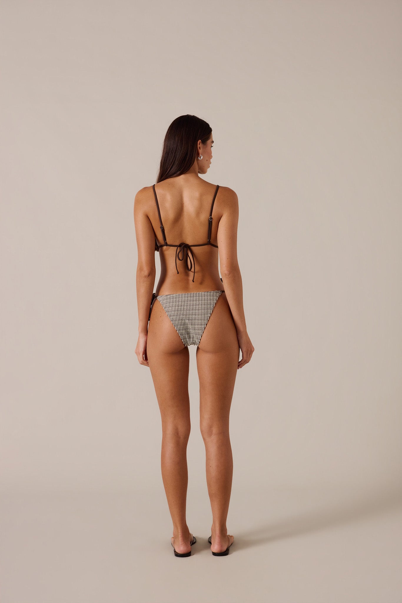 VALETA TIE BOTTOM - COGNAC