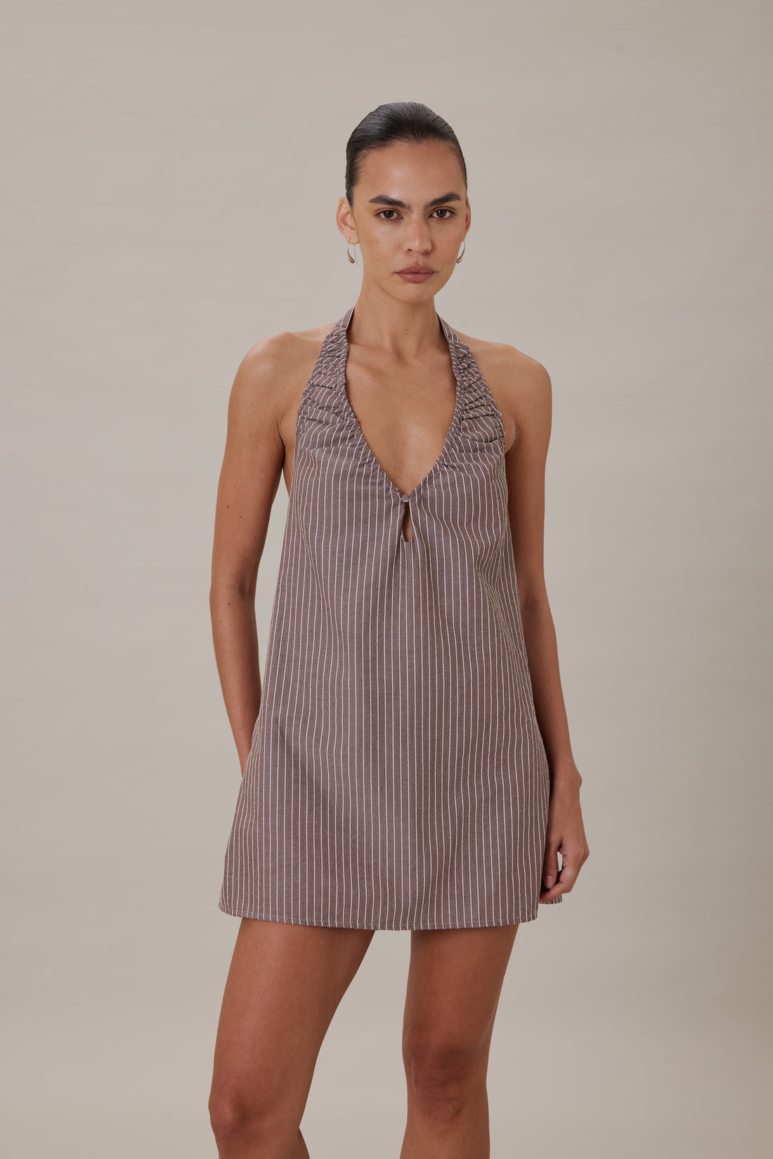 SIDNEY HALTER DRESS - SIENA