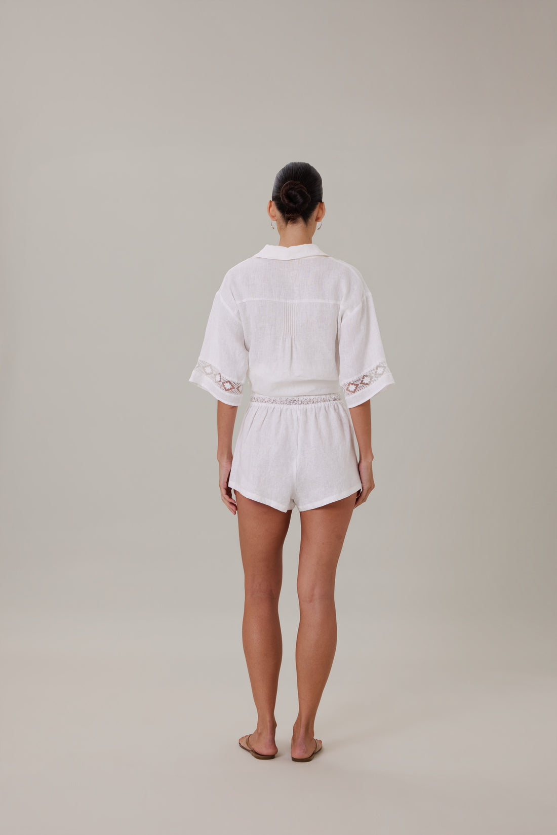 ELIO SHORT - BIANCO
