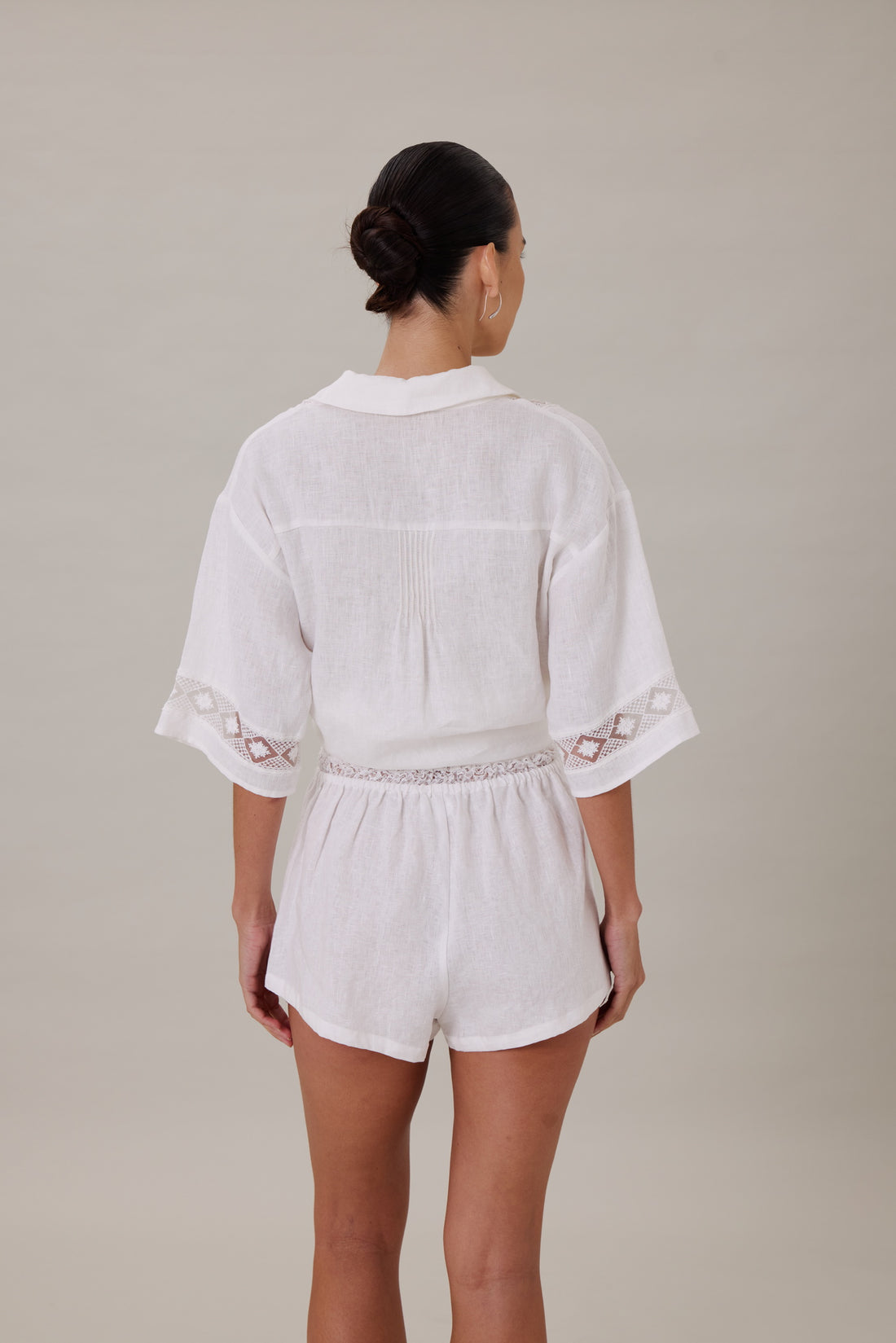 ELIO SHORT - BIANCO