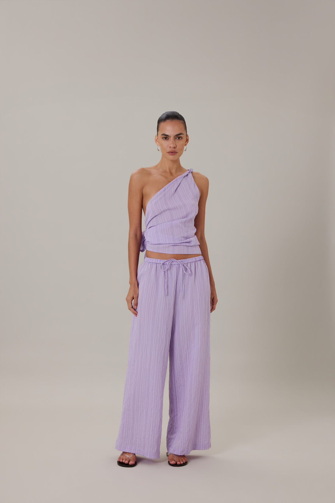 ORTA PANT - LILAC STRIPE