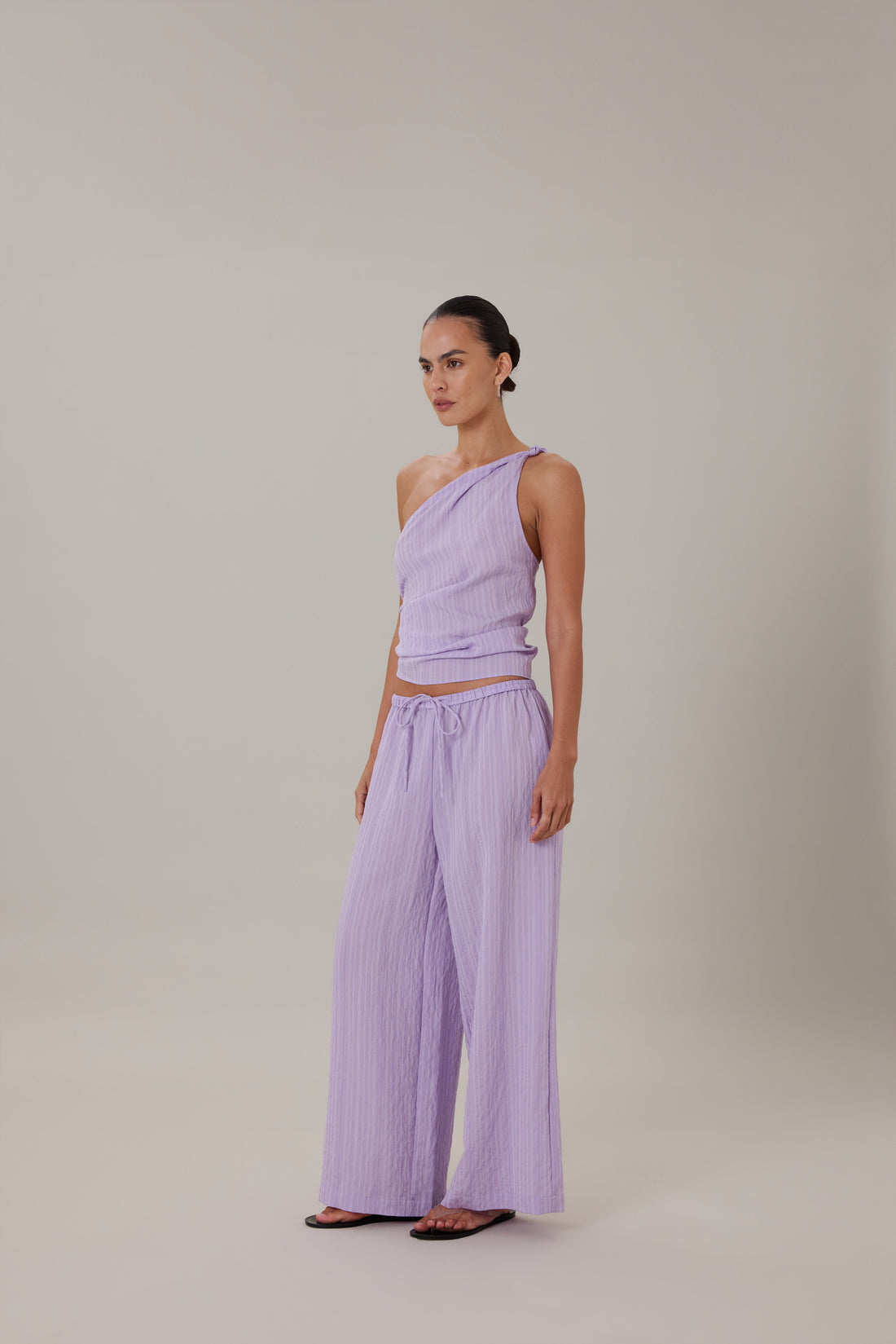 ORTA PANT - LILAC STRIPE