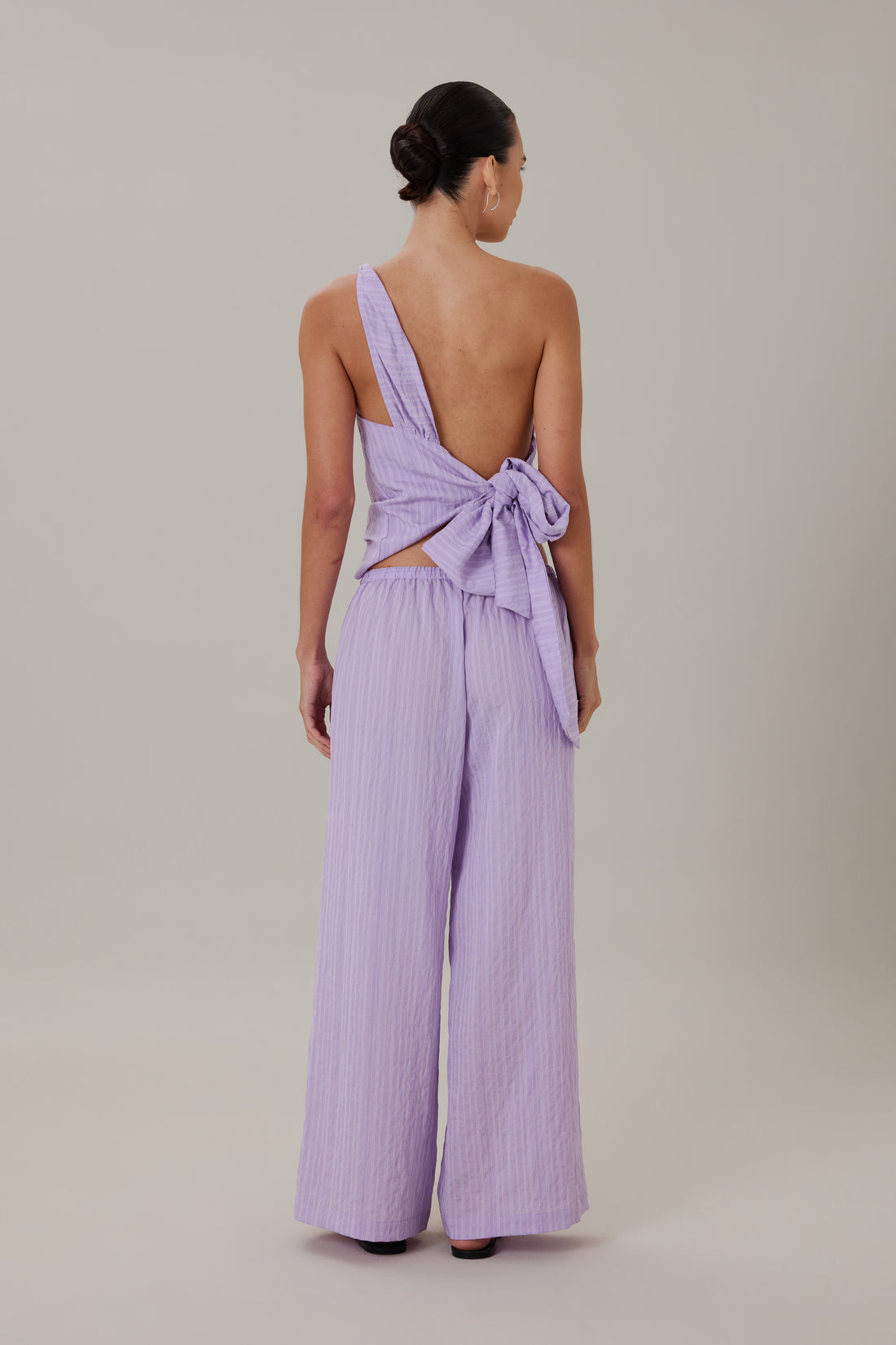 ORTA TOP - LILAC STRIPE