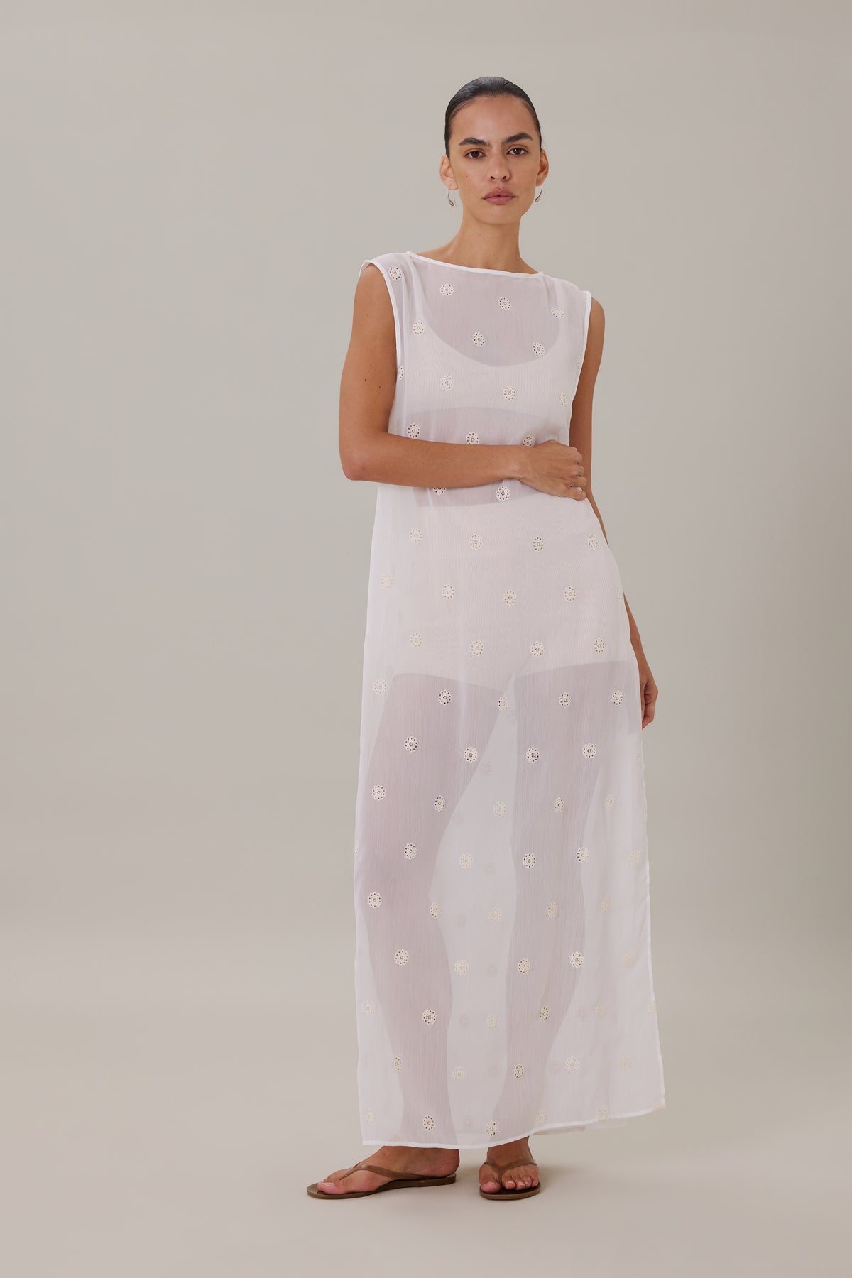 COMING SOON | CELESTE LONGLINE TOP - CREMA