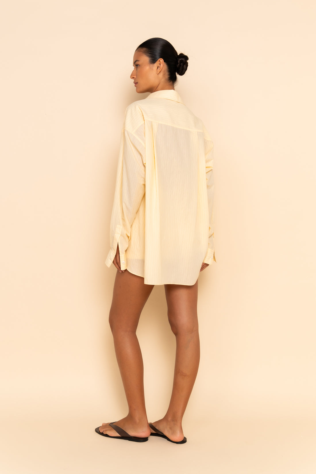 REMI SHIRT - BUTTER PINSTRIPE