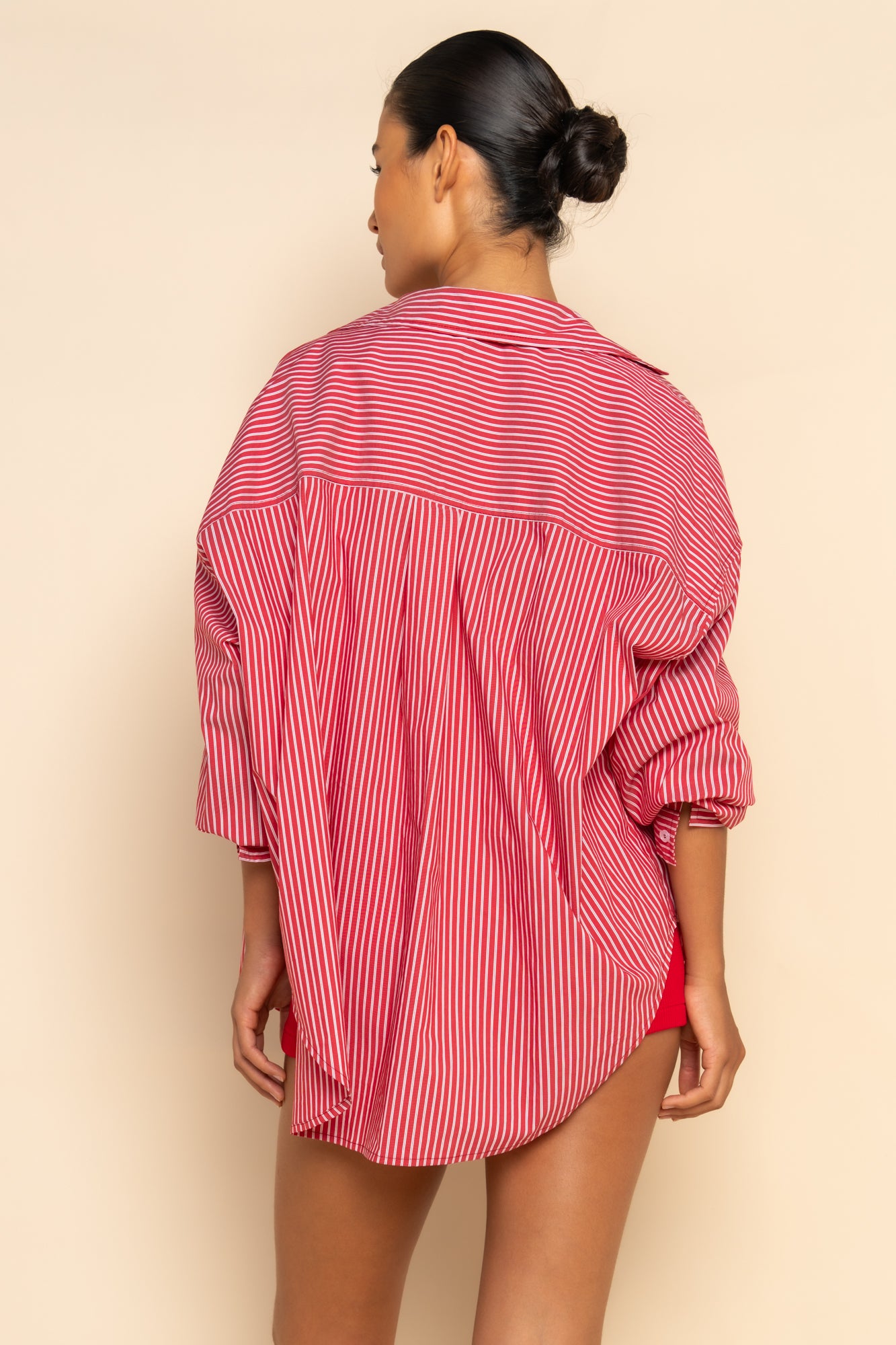 JUDE SHIRT - CHERRY STRIPE