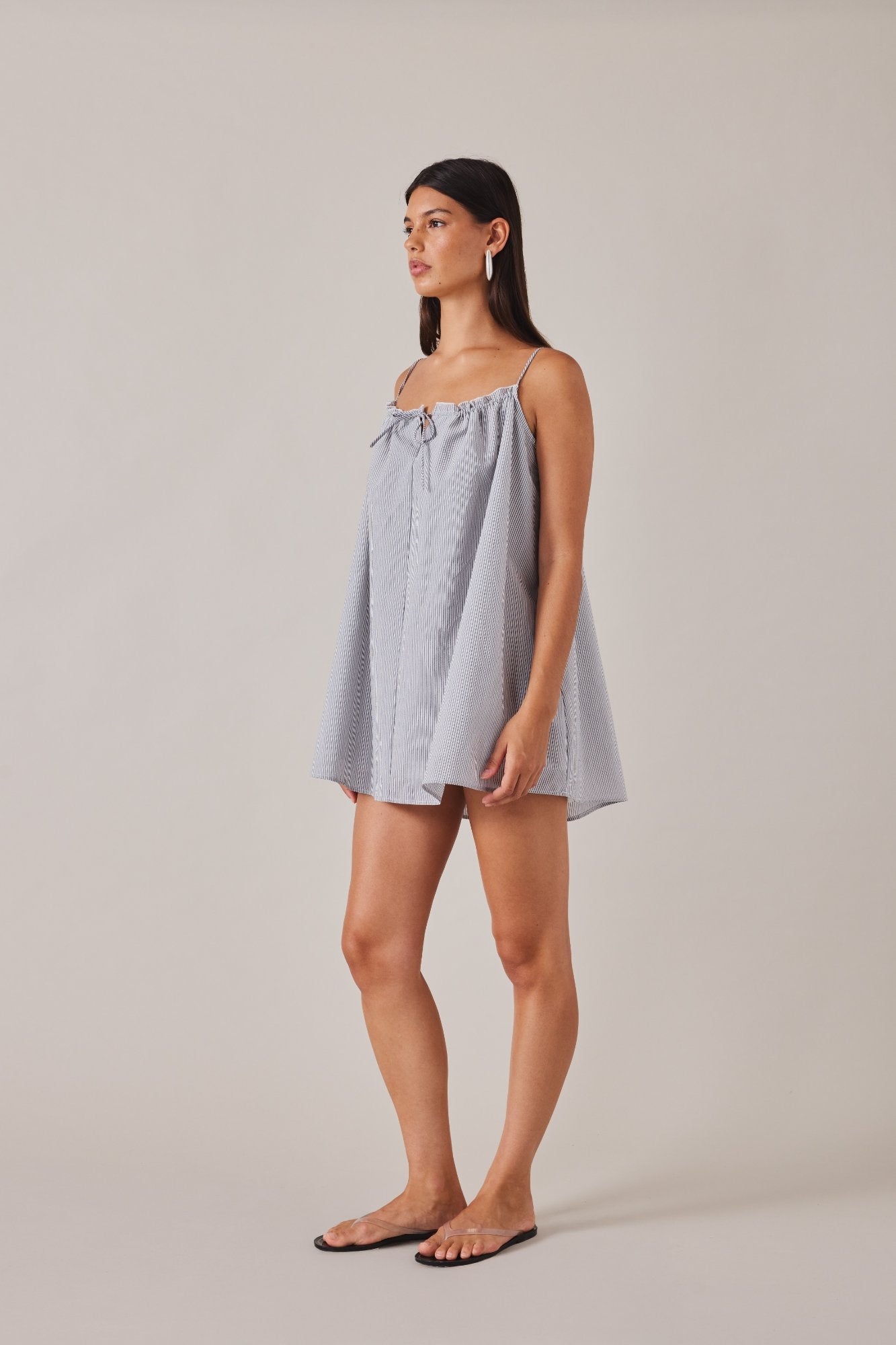 YOLI MINI DRESS - TIDE STRIPE