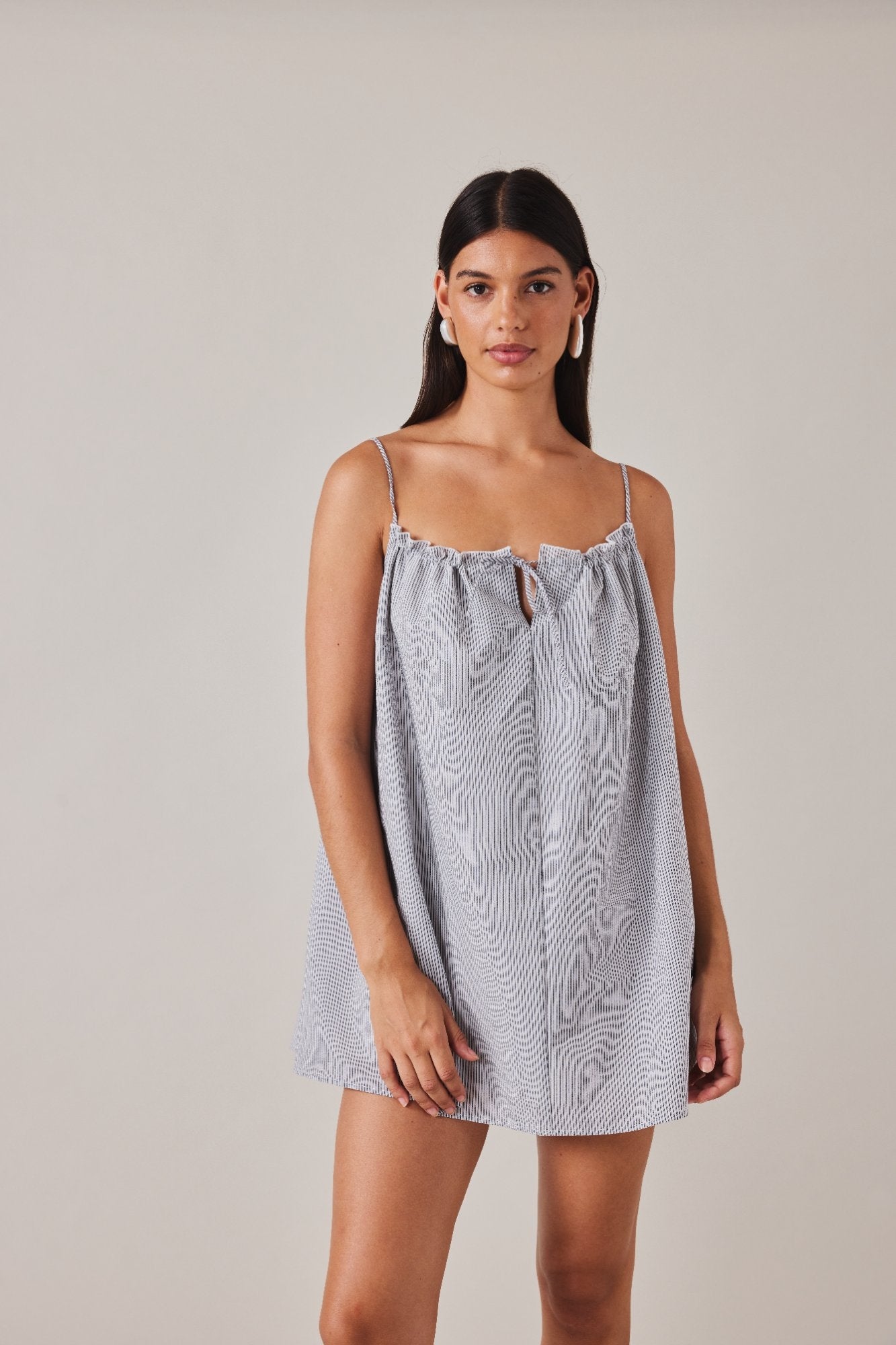 YOLI MINI DRESS - TIDE STRIPE