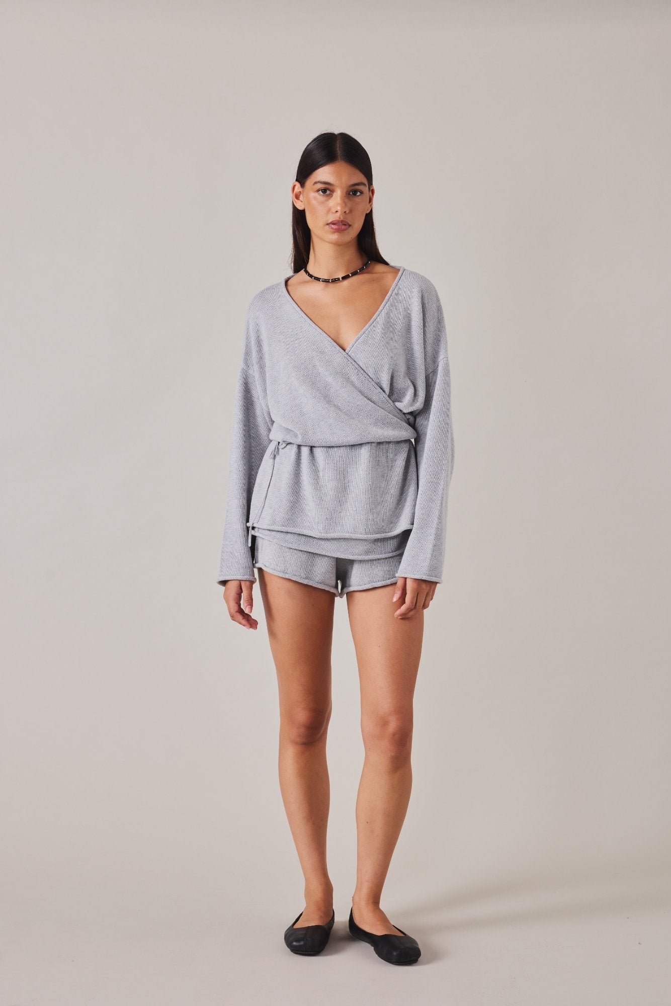 SABINE BOOTY SHORT - GREY