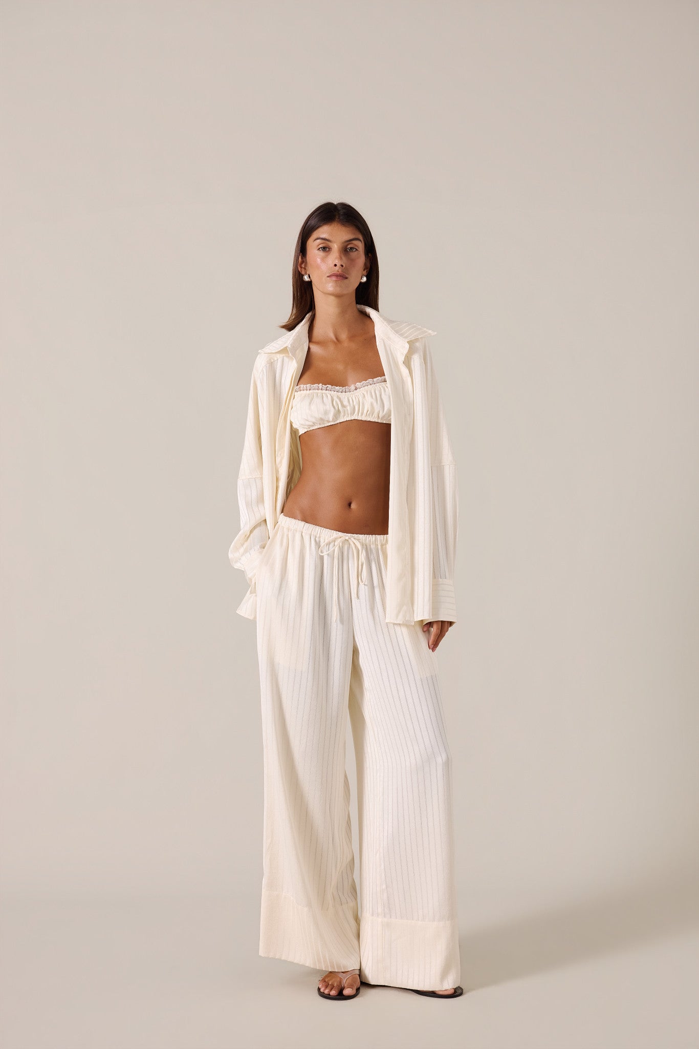 PRE-ORDER IVY SHIRT - CREAM