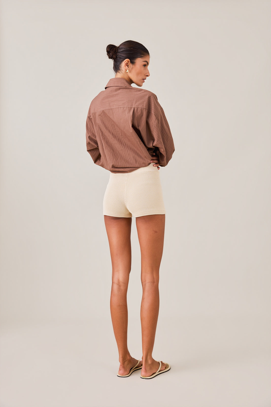 SOL KNIT SHORT - MILK