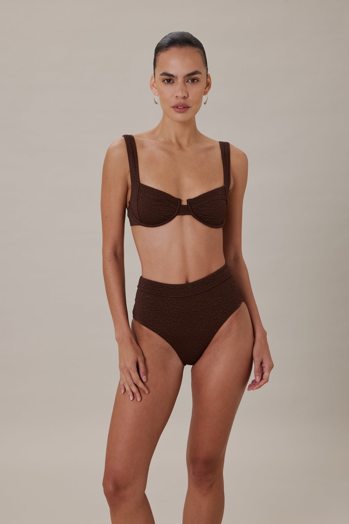 ESCAPE HIGH WAISTED BOTTOMS - AFFOGATO