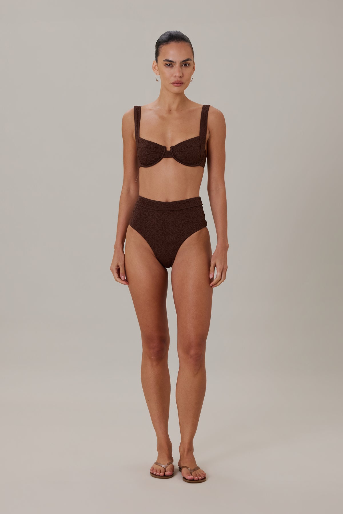 ESCAPE HIGH WAISTED BOTTOMS - AFFOGATO