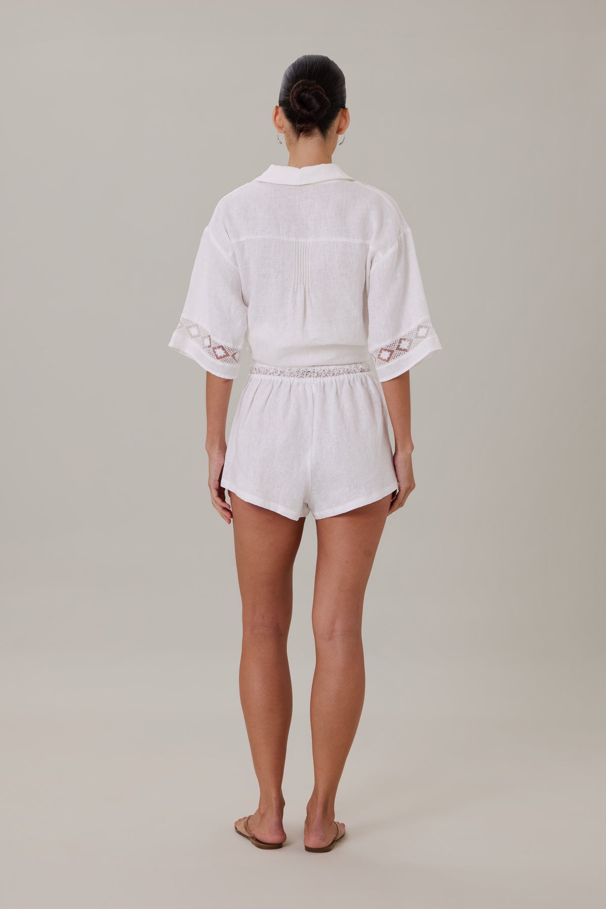 ELIO SHORT - BIANCO