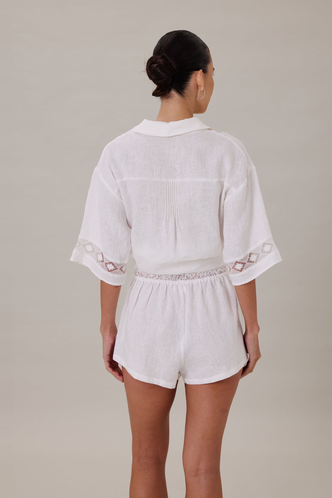ELIO SHORT - BIANCO