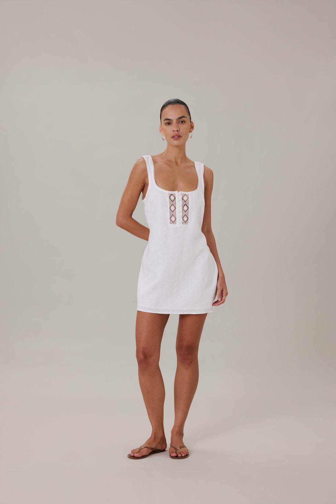 ELIO DRESS - BIANCO