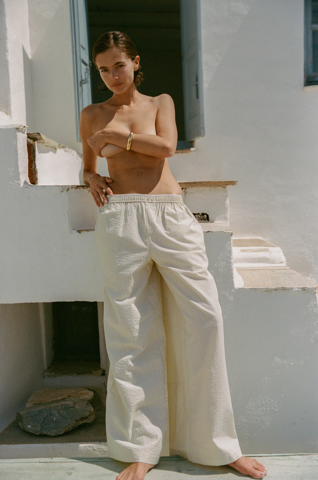 YOLI PANT - CITRUS STRIPE