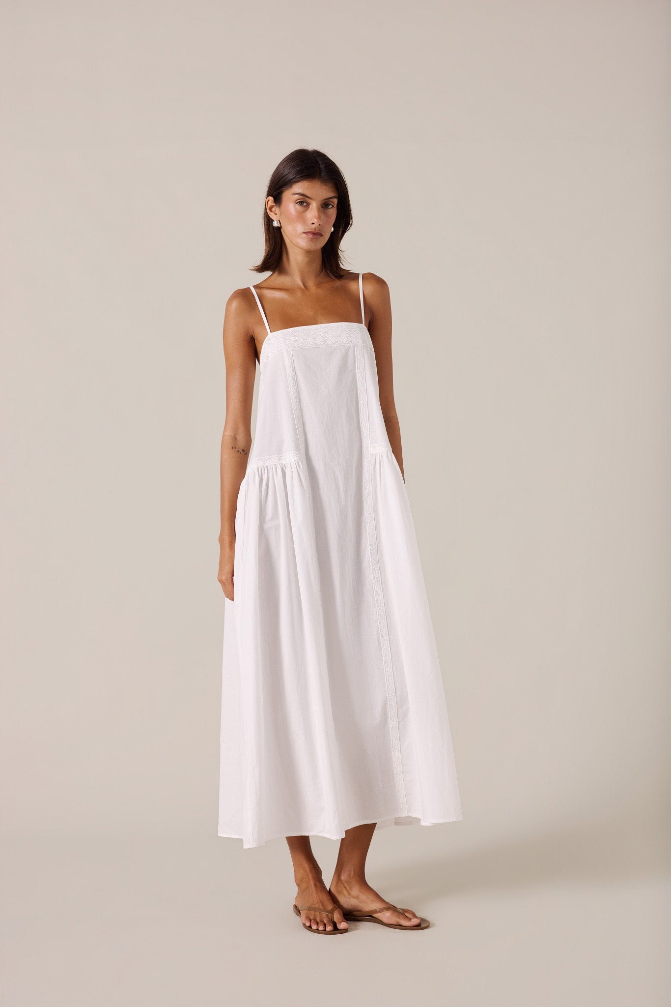MARISOL MAXI DRESS - PEARL