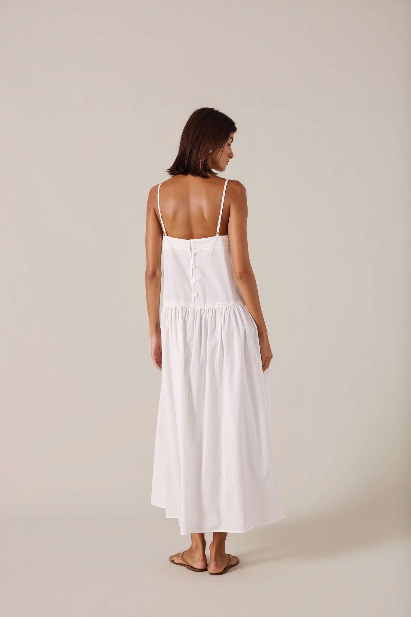 MARISOL MAXI DRESS - PEARL