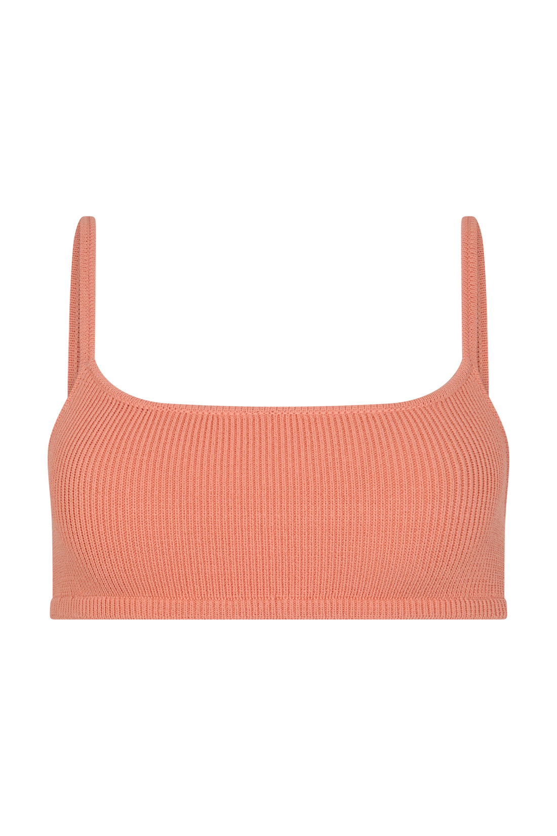 SOL KNIT CROP - PEACH