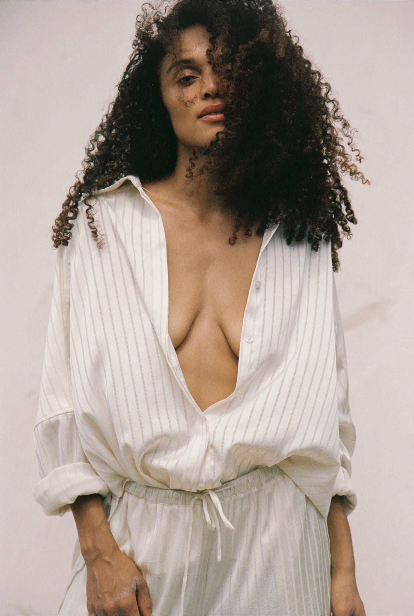 PRE-ORDER IVY SHIRT - CREAM