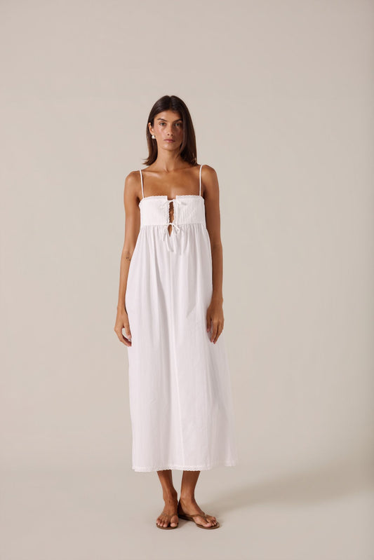 LILYA MAXI DRESS - CREMA
