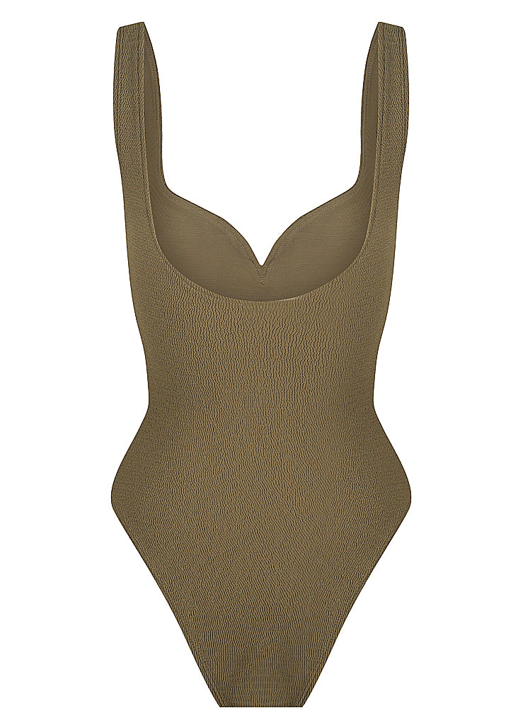 BEAU ONE PIECE TEXTURE - FOREST